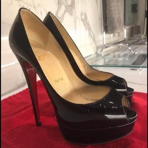 Authentic Christian louboutin “lady peep”